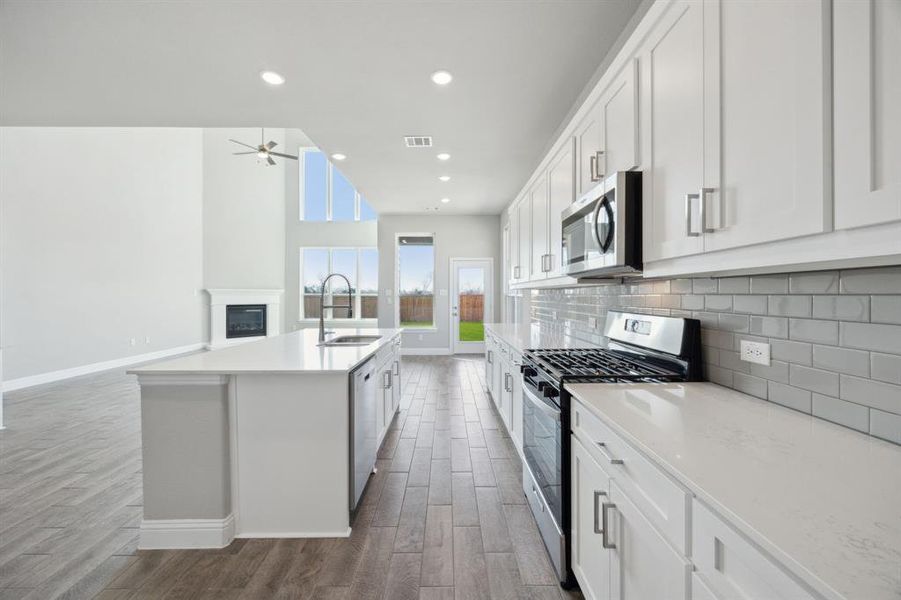 Furnished interior view inside a new home in Sicily, Princeton (Image 8).
