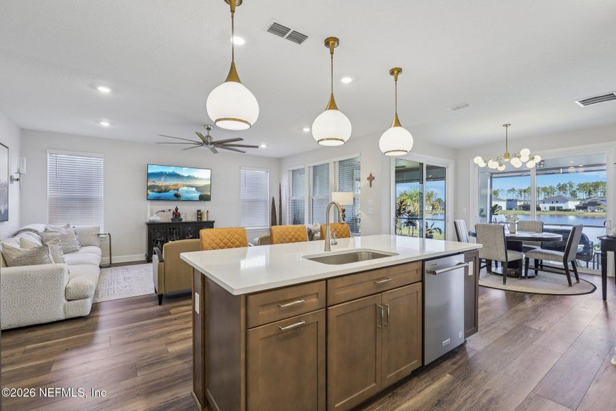 Furnished interior view inside a new home in , St. Augustine (Image 11).
