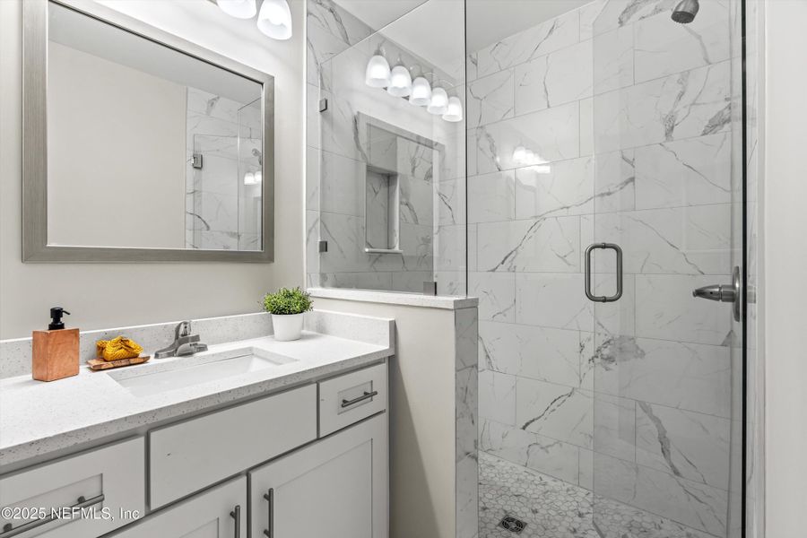 Furnished interior view inside a new home in , Jacksonville (Image 18).