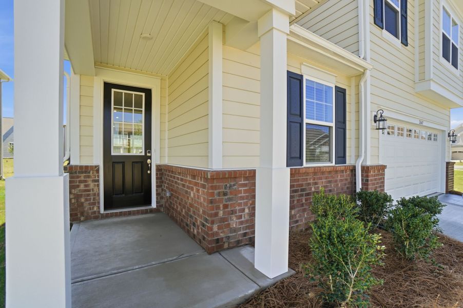 Exterior details and patio area of a home in Waxhaw Landing, Monroe (Image 3). Exterior details and patio area of a home in Waxhaw Landing, Monroe (Image 3).