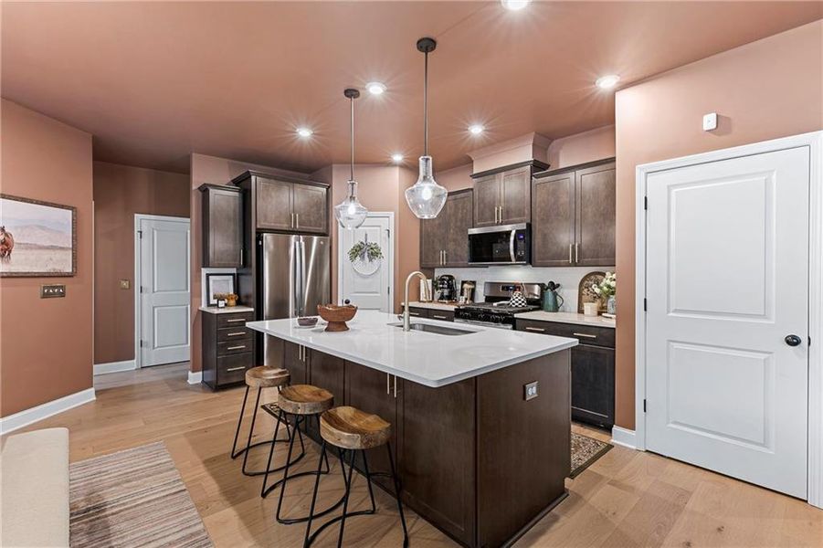 Furnished interior view inside a new home in , Hoschton (Image 19). Furnished interior view inside a new home in , Hoschton (Image 19).