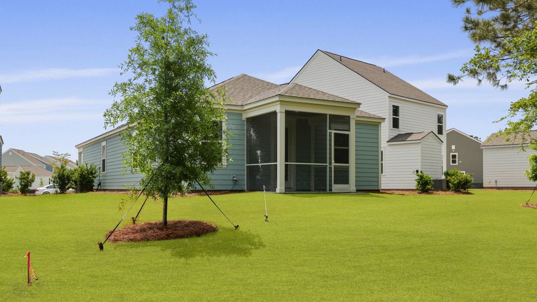 Front exterior of a new home in Sheep Island, Summerville, SC, highlighting curb appeal (Image 22).