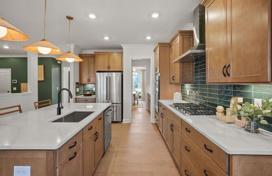 Furnished interior view inside a new home in Elmbrook, Indian Trail (Image 10).