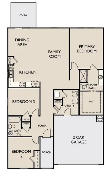 2D floor plan layout of this home in Noble Ridge, Howe, TX (Image 3). 2D floor plan layout of this home in Noble Ridge, Howe, TX (Image 3).