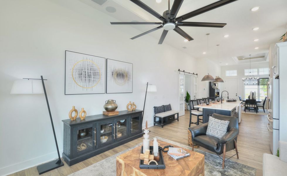Furnished interior view inside a new home in Persimmon Park, Wesley Chapel (Image 19). Furnished interior view inside a new home in Persimmon Park, Wesley Chapel (Image 19).