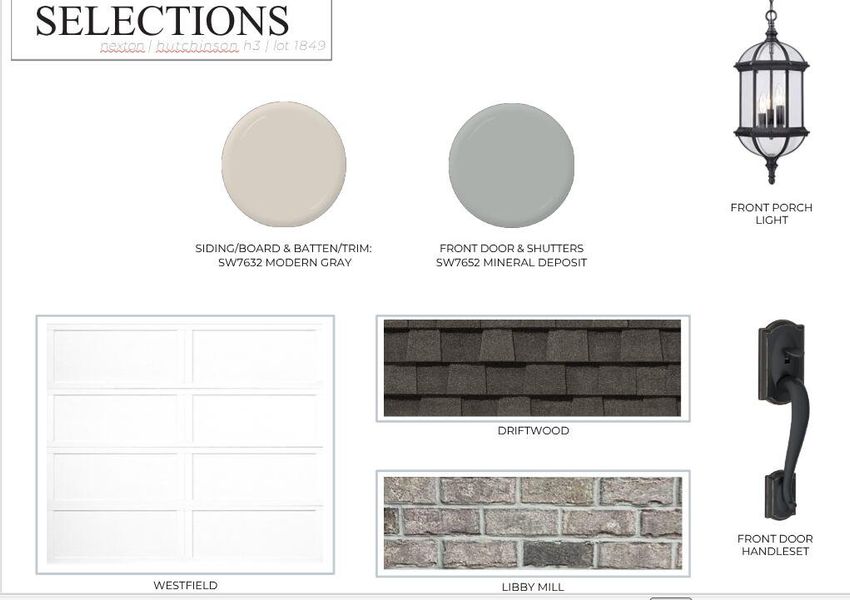 Sample of building materials used in homes in , Summerville (Image 6).