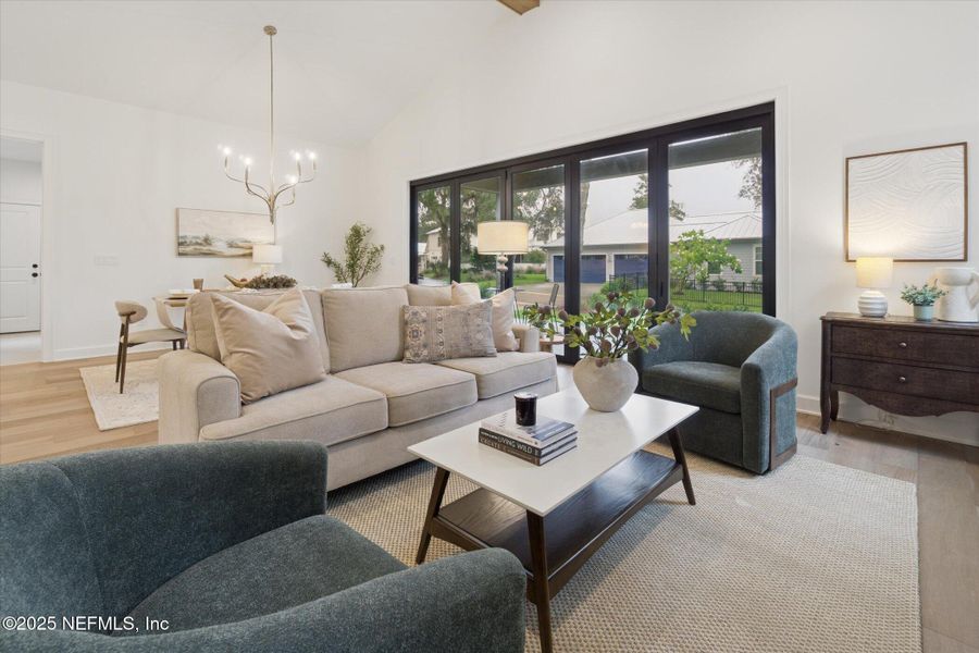 Furnished interior view inside a new home in , Yulee (Image 6). Furnished interior view inside a new home in , Yulee (Image 6).