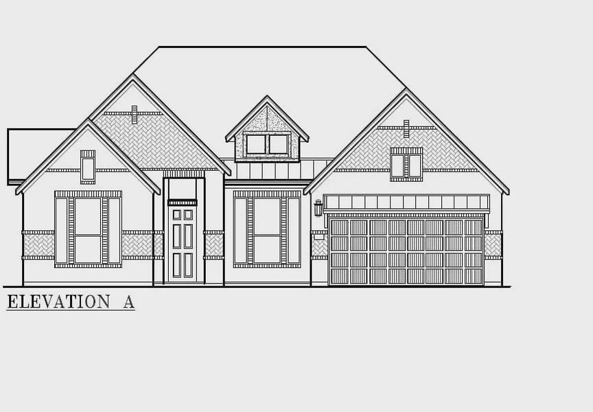 Exterior rendering of this home design in Westland Ranch, League City, TX (Image 6).