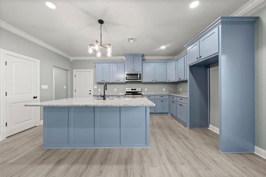 Furnished interior view inside a new home in , Waco (Image 8).