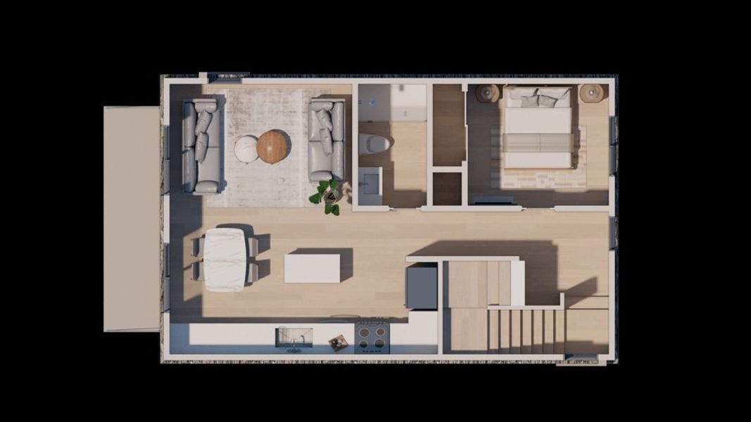 2D floor plan layout for the Autumn by Ascend Communities in Echo Park, Phoenix, AZ (Image 3). 2D floor plan layout for the Autumn by Ascend Communities in Echo Park, Phoenix, AZ (Image 3).