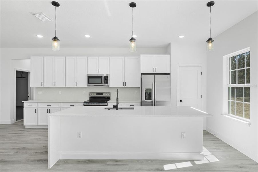 Furnished interior view inside a new home in , Citrus Springs (Image 11).