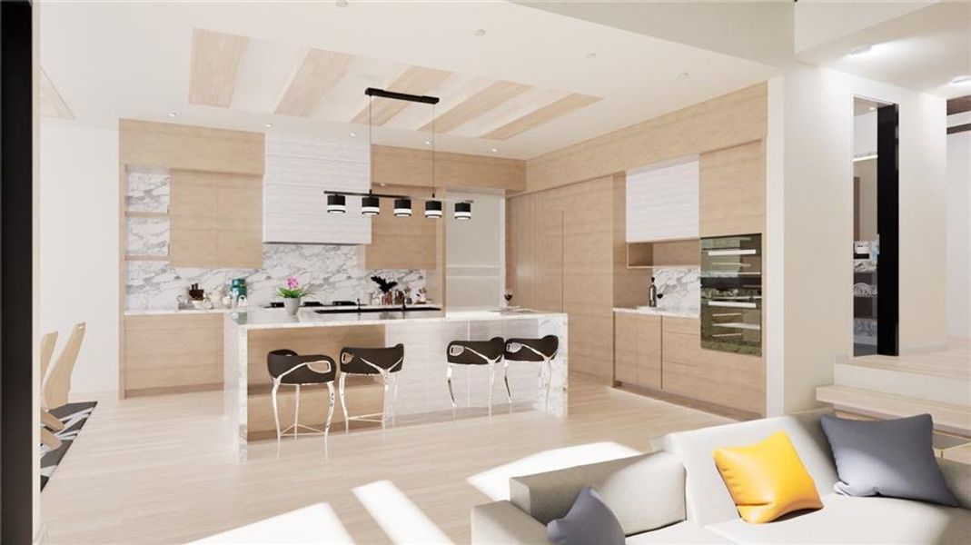 Furnished interior view inside a new home in , Atlanta (Image 18). Furnished interior view inside a new home in , Atlanta (Image 18).