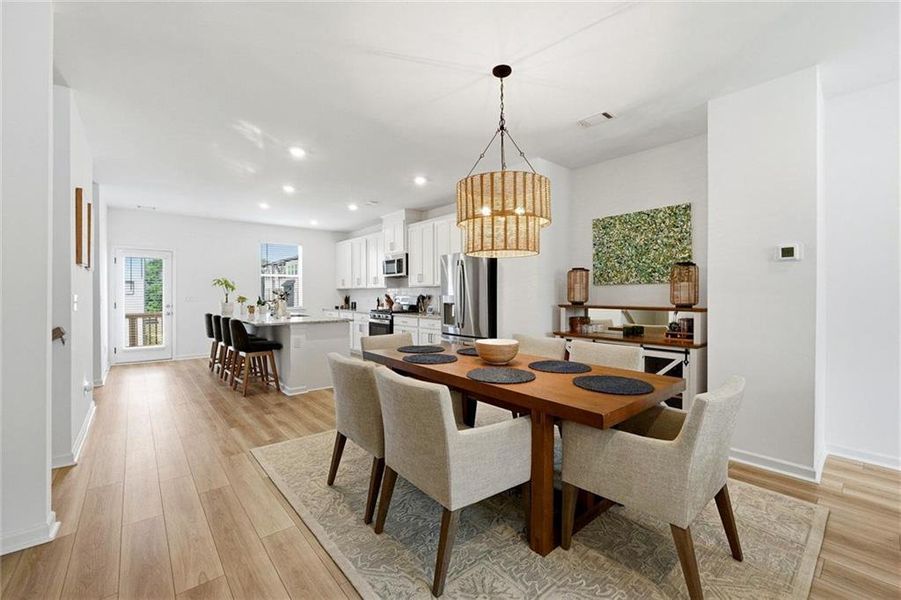 Furnished interior view inside a new home in Henson Square, Lawrenceville (Image 9).