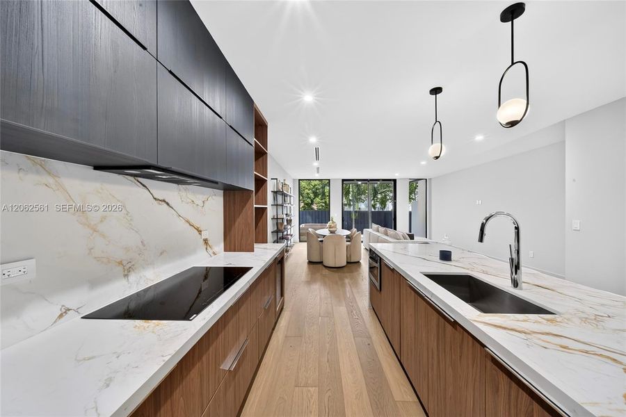 Furnished interior view inside a new home in , Miami (Image 27).
