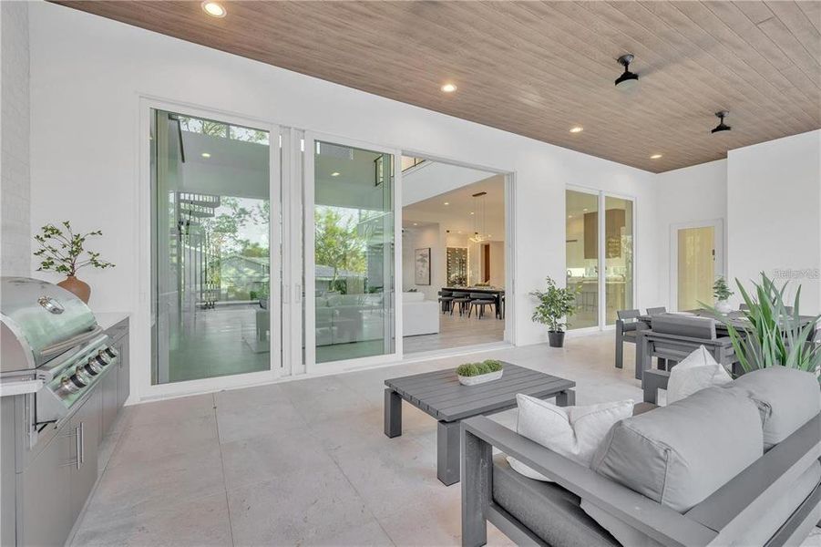 Exterior details and patio area of a home in , Sarasota (Image 30).