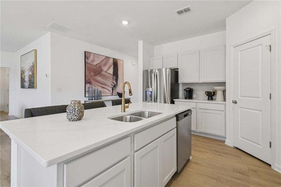 Furnished interior view inside a new home in , Locust Grove (Image 11).