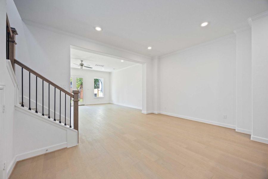 From the moment you walk in, you get clean lines, great light, and a modern, comfortable vibe.