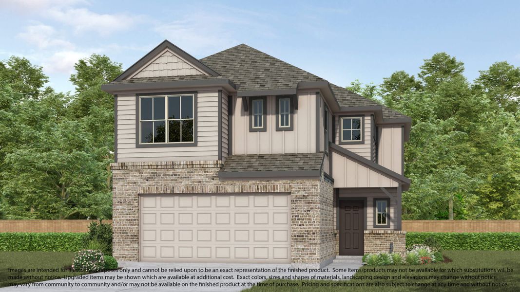 Representative exterior photo of a completed home built from the 141 by Long Lake Ltd. in Telge Ranch, Cypress, TX (Image 5).