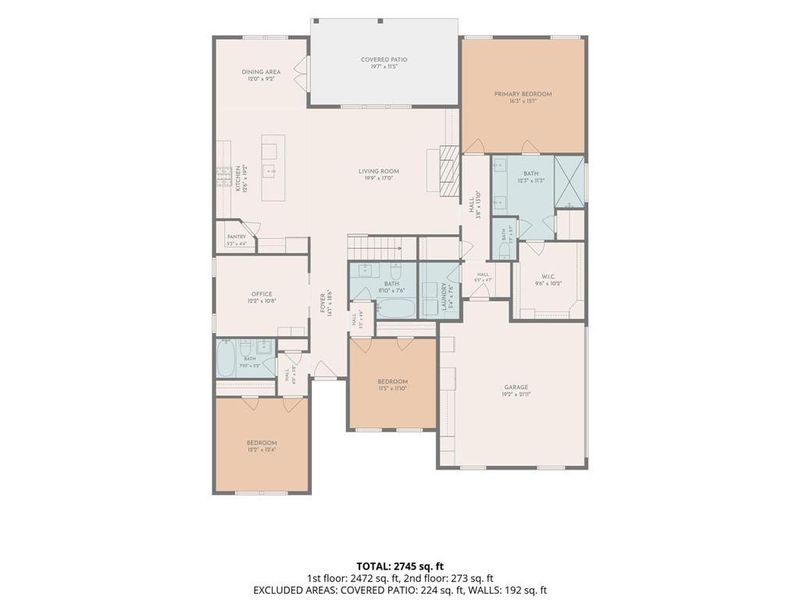 2D floor plan layout of this home in , Monroe, GA (Image 5). 2D floor plan layout of this home in , Monroe, GA (Image 5).