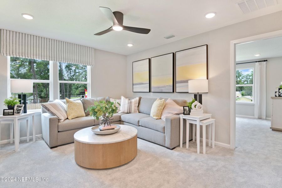 Furnished interior view inside a new home in , Jacksonville (Image 6).