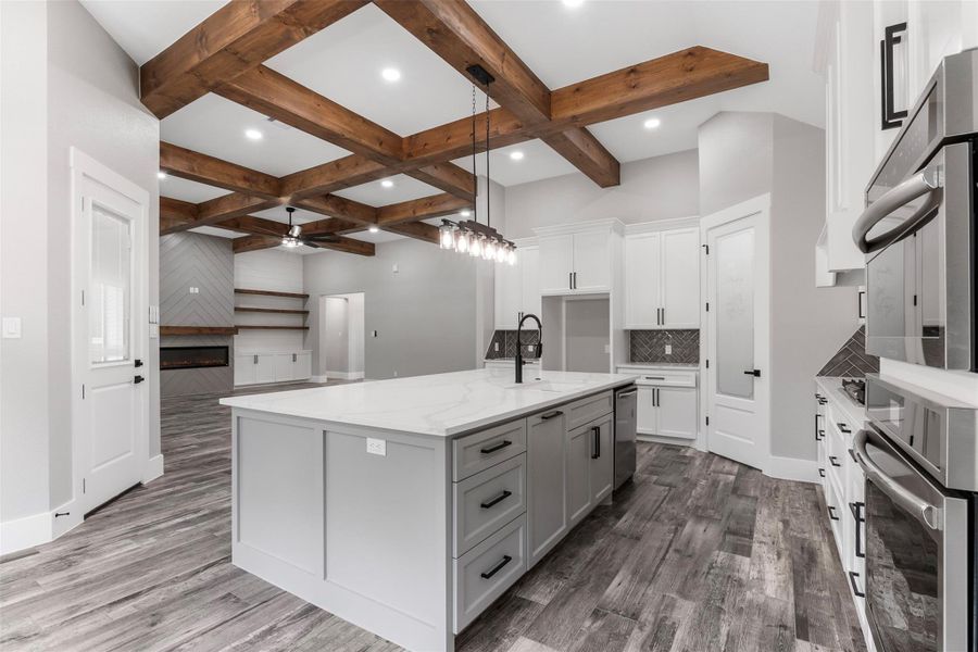 Furnished interior view inside a new home in , Cleveland (Image 7).