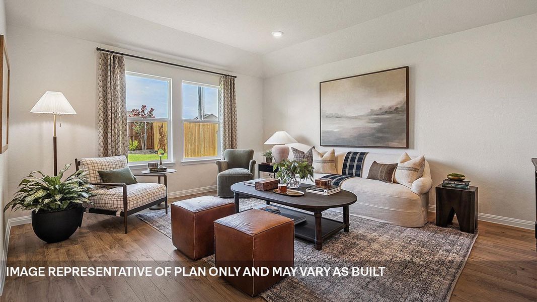 Furnished interior view inside a new home in Thunder Rock, Marble Falls (Image 15).
