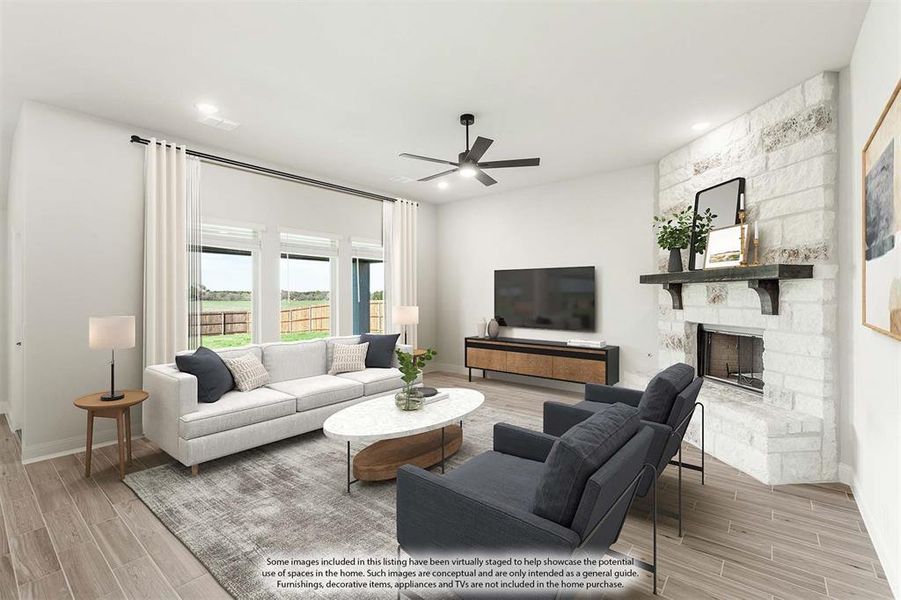 Furnished interior view inside a new home in Glenbrook, Red Oak (Image 13).