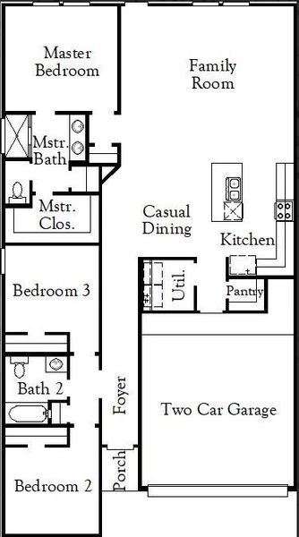 2D floor plan layout of this home in Cypress Green, Hockley, TX (Image 4). 2D floor plan layout of this home in Cypress Green, Hockley, TX (Image 4).