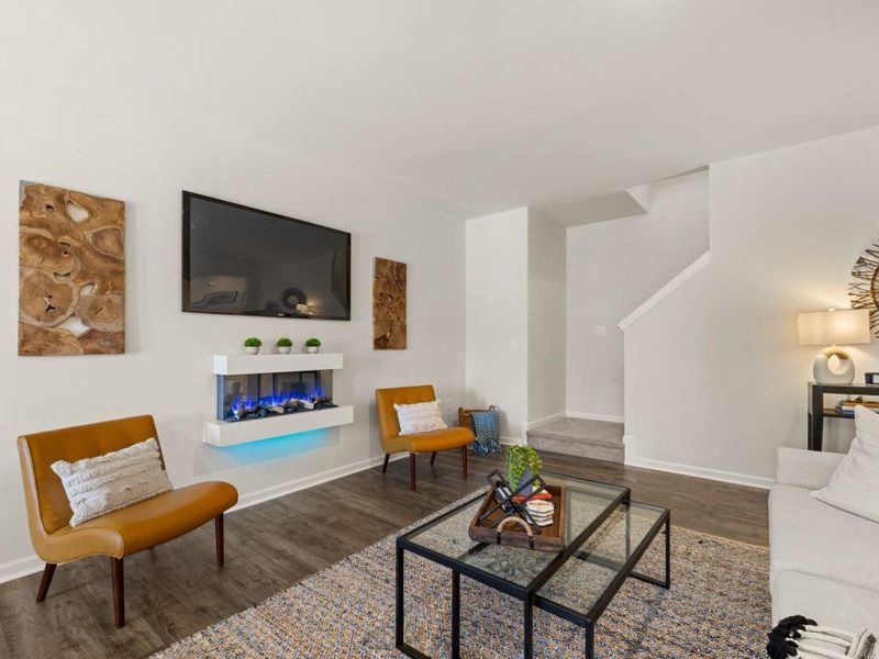 Furnished interior view inside a new home in Mountain Park, Dahlonega (Image 33). Furnished interior view inside a new home in Mountain Park, Dahlonega (Image 33).