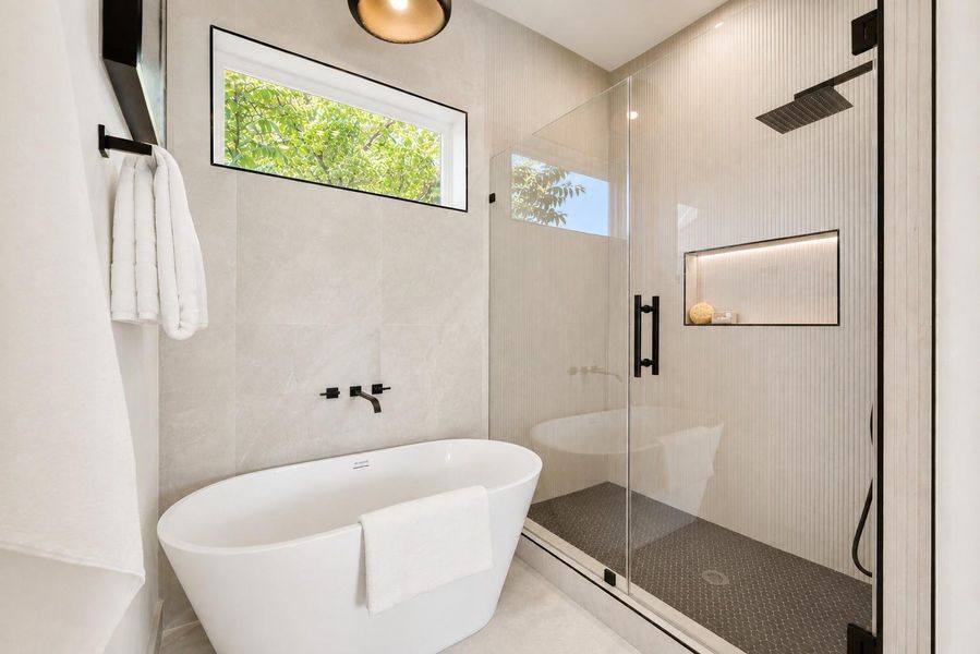 Furnished interior view inside a new home in , Houston (Image 31).