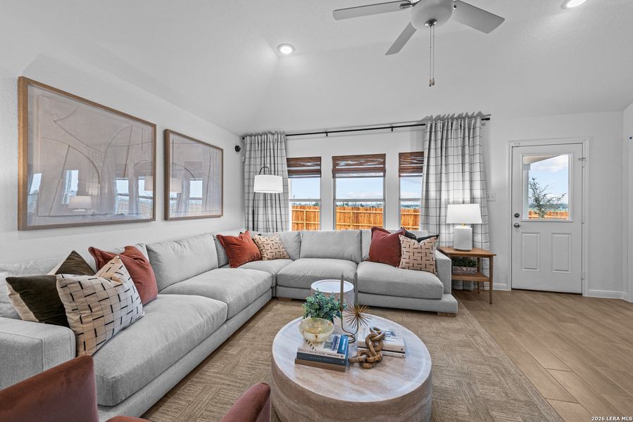 Furnished interior view inside a new home in Meadows at Clear Springs, New Braunfels (Image 13).