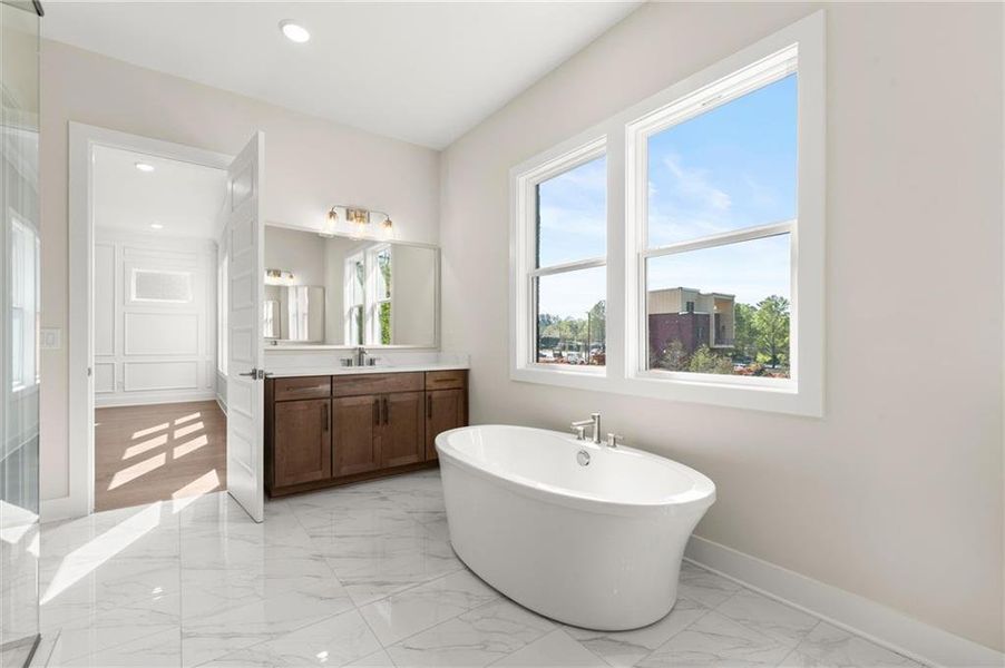 Furnished interior view inside a new home in The Gathering – Alpharetta, Alpharetta (Image 15).