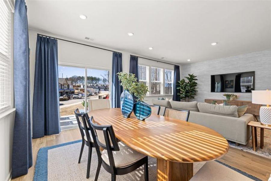 Furnished interior view inside a new home in Towns at Ivy Creek, Buford (Image 8).