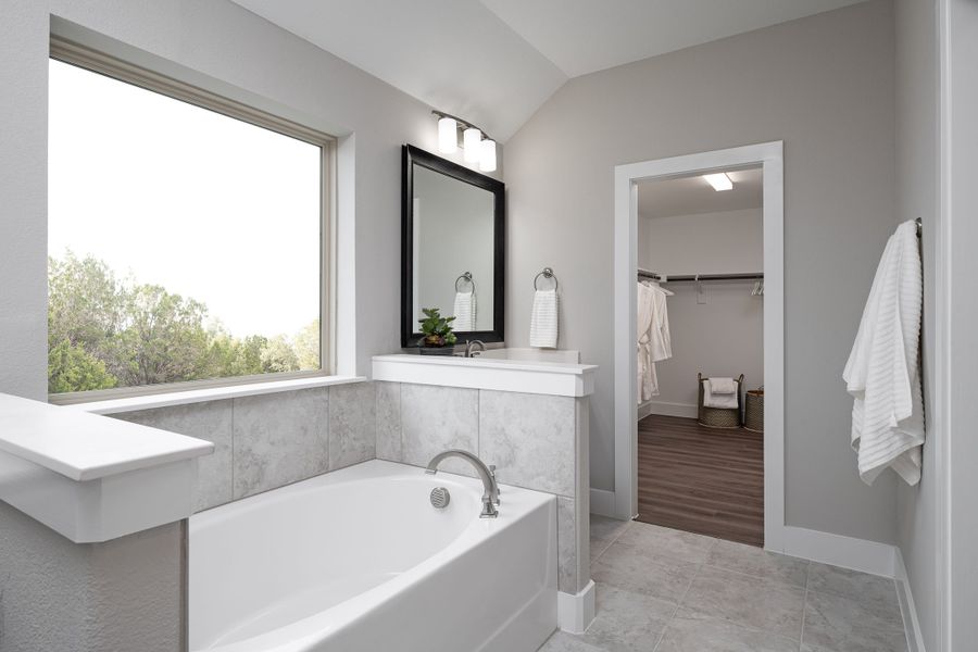 Representative furnished interior of a home built from the Ivy by Tri Pointe Homes in Bridgewater, Midlothian (Image 24).