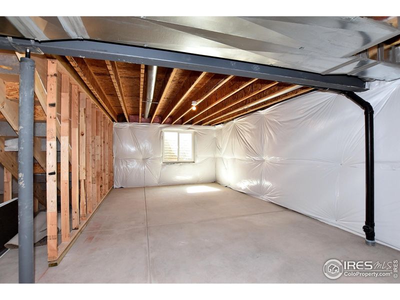 In-progress construction of a new home in , Johnstown, CO (Image 44).