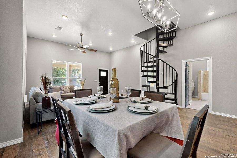 Furnished interior view inside a new home in , San Antonio (Image 6).