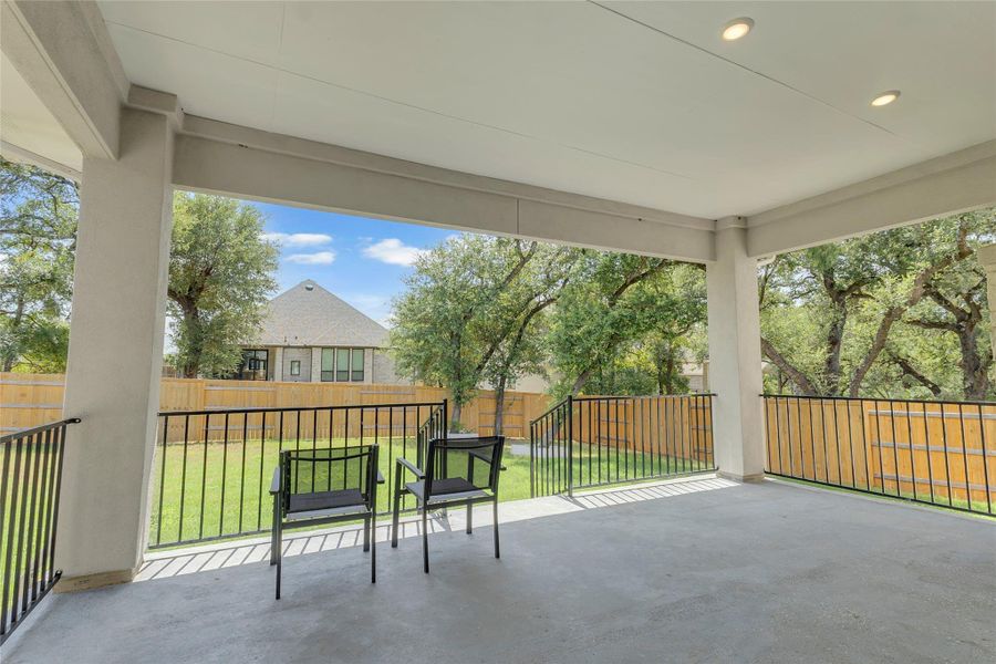 Exterior details and patio area of a home in , Kyle (Image 26). Exterior details and patio area of a home in , Kyle (Image 26).