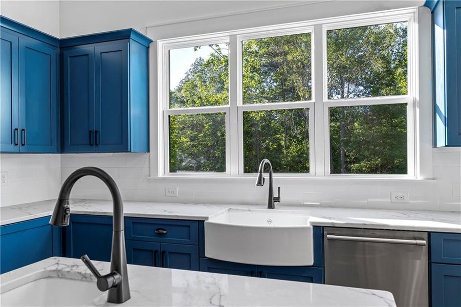 Furnished interior view inside a new home in , Flowery Branch (Image 59).