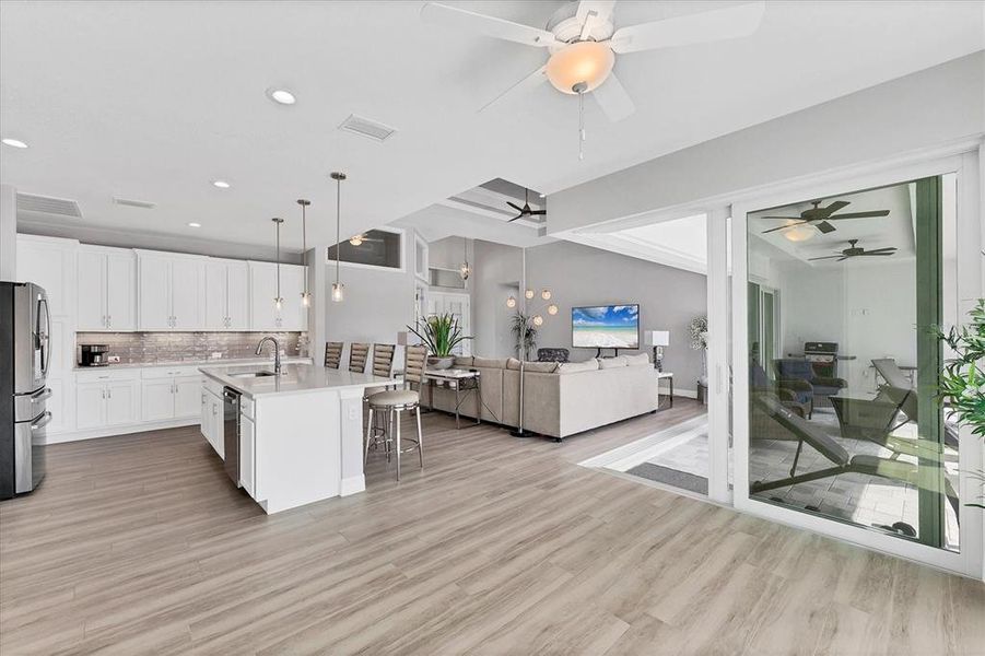 Furnished interior view inside a new home in , Port Charlotte (Image 18).