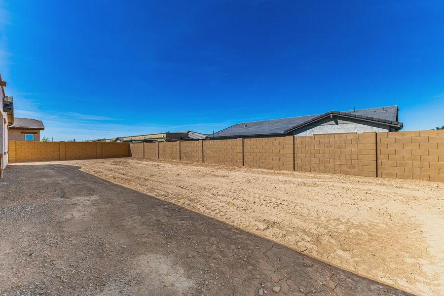 Exterior details and patio area of a home in Bellero Estates, Queen Creek (Image 18).