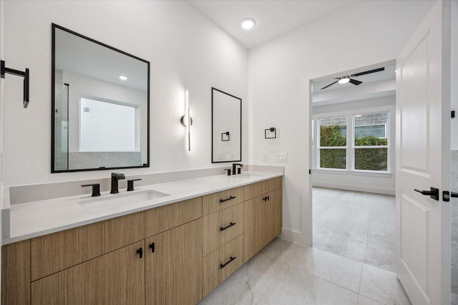 Furnished interior view inside a new home in , Houston (Image 8).