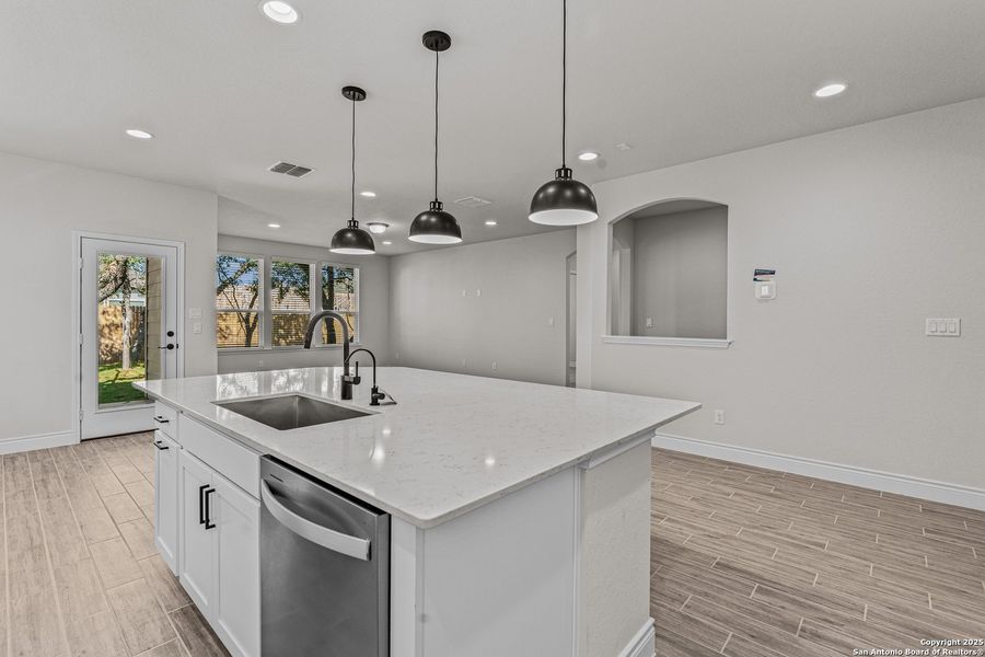 Furnished interior view inside a new home in Bison Ridge, San Antonio (Image 3).