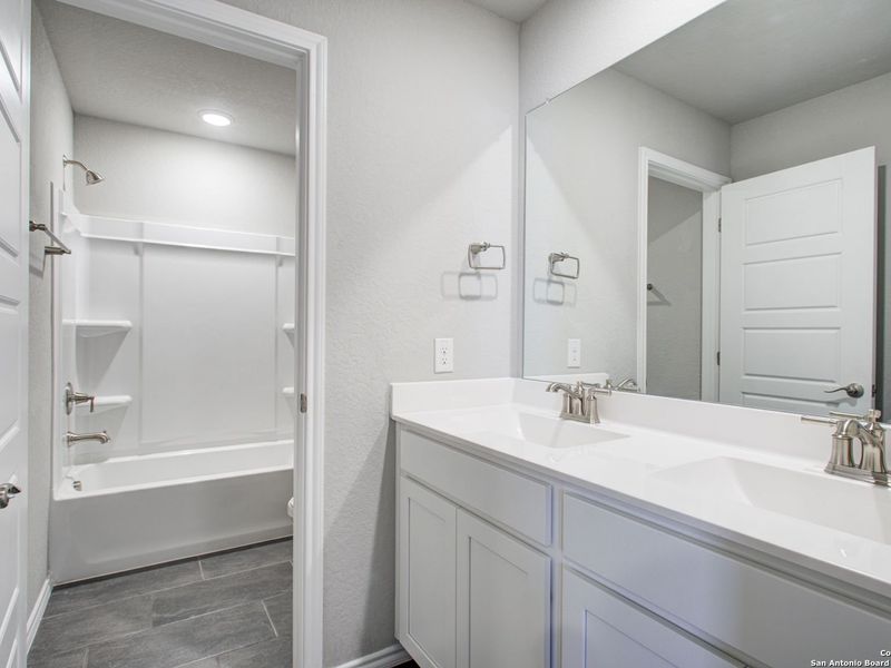 Furnished interior view inside a new home in Comanche Ridge, San Antonio (Image 13).