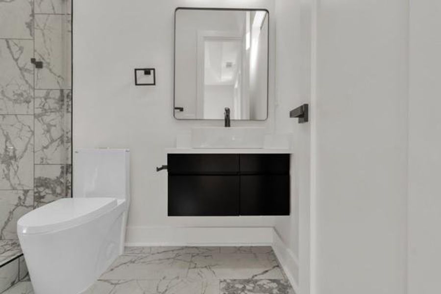 Furnished interior view inside a new home in , Atlanta (Image 20).