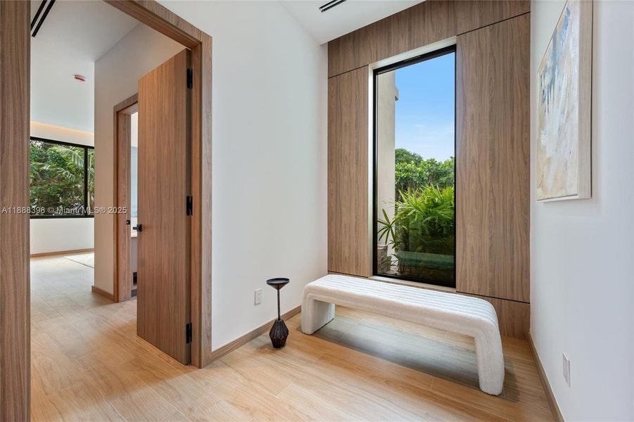 Furnished interior view inside a new home in , Miami (Image 10).