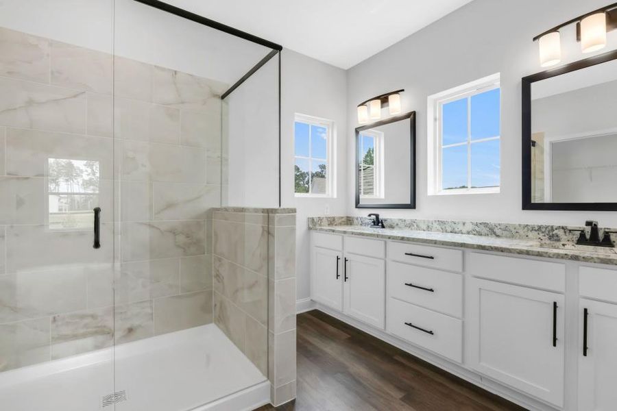 Furnished interior view inside a new home in Maddox Landing, Hoschton (Image 4).