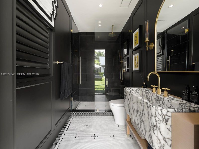 Cabana bathroom Cabana bathroom