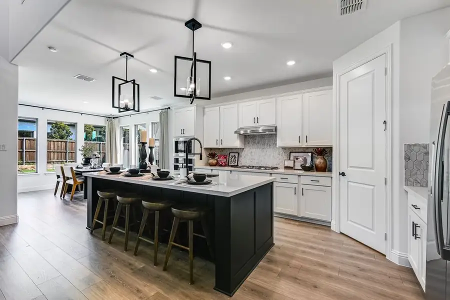 Furnished interior view inside a new home in South Oak, Lakewood Village (Image 5).