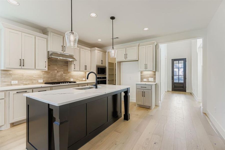 Furnished interior view inside a new home in Mosaic 40s, Prosper (Image 7).