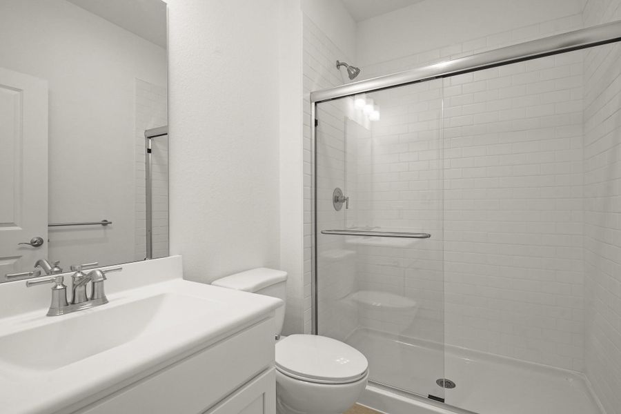 Extra Suite bath (*Photo not of actual home and used for illustration purposes only.) Extra Suite bath (*Photo not of actual home and used for illustration purposes only.)